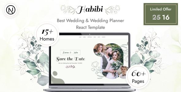 Habibi - Wedding & Wedding Planner Next Js Template