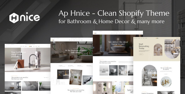 Ap Hnice - Bathroom & Home Decor Shopify Theme