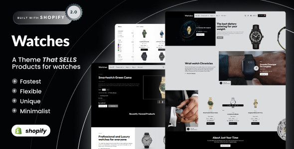 Watches - Luxury Watches & Jewelry Store Shopify 2.0 Theme