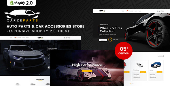 Carze - Auto Parts & Car Accessories Store Shopify 2.0 Theme