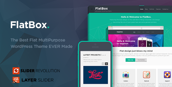 FlatBox - Flat Multipurpose WordPress Theme