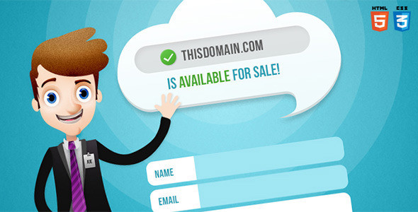 Salesman - Domain For Sale Template