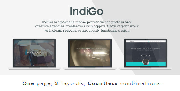 IndiGo - Responsive One Page Template