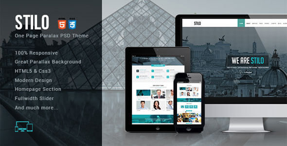 Stilo - One Page HTML5 Template