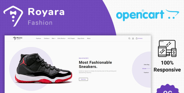 Royara - Fashion Multistore Store OpenCart Template