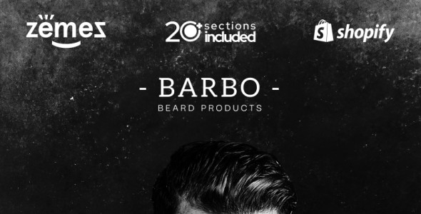 Beard Products Store Template Shopify Theme