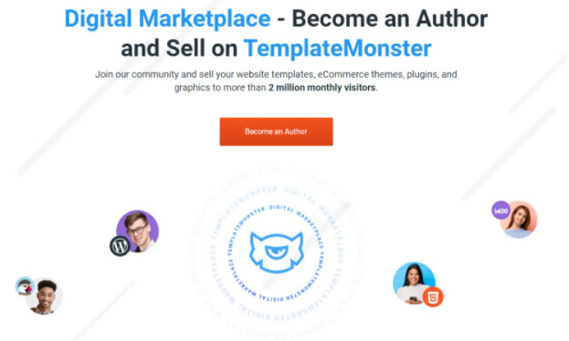 Digital Marketplace - Become an Author and Sell on TemplateMonster